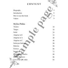 Flamenco guitar lessons sample page
